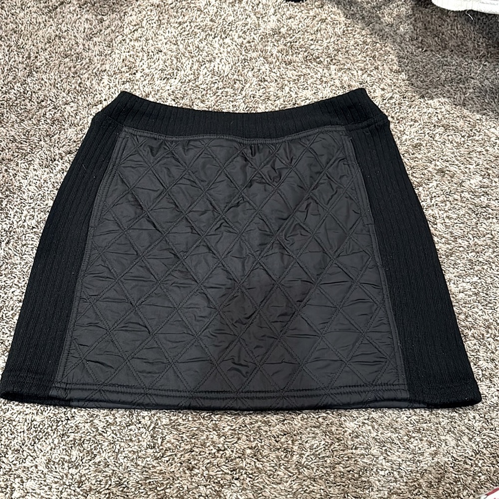 Prana diva quilted skirt black medium